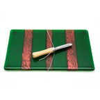 Small Charcuterie Board - Green and Royal Red