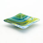 Small Dish - Clover, Blue and White Swirl