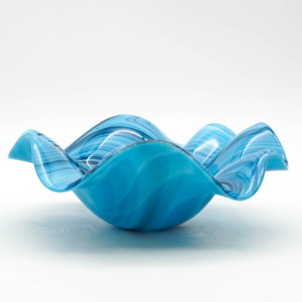 Wavy Bowl - Shimmering Blues