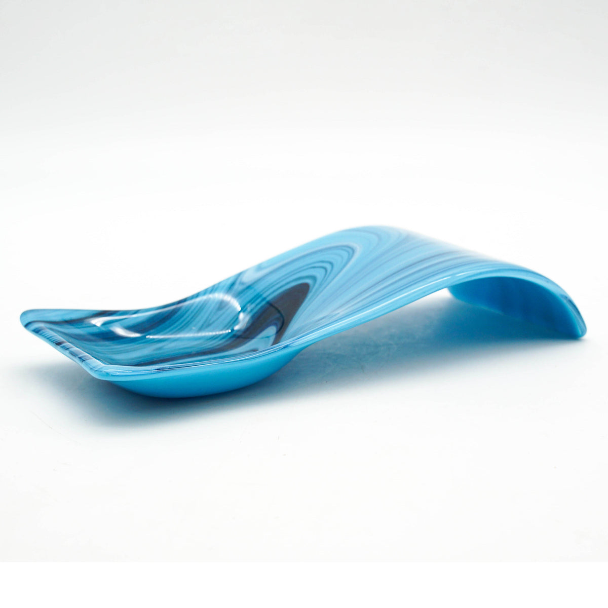 Large Spoon Rest - Shimmering Blues