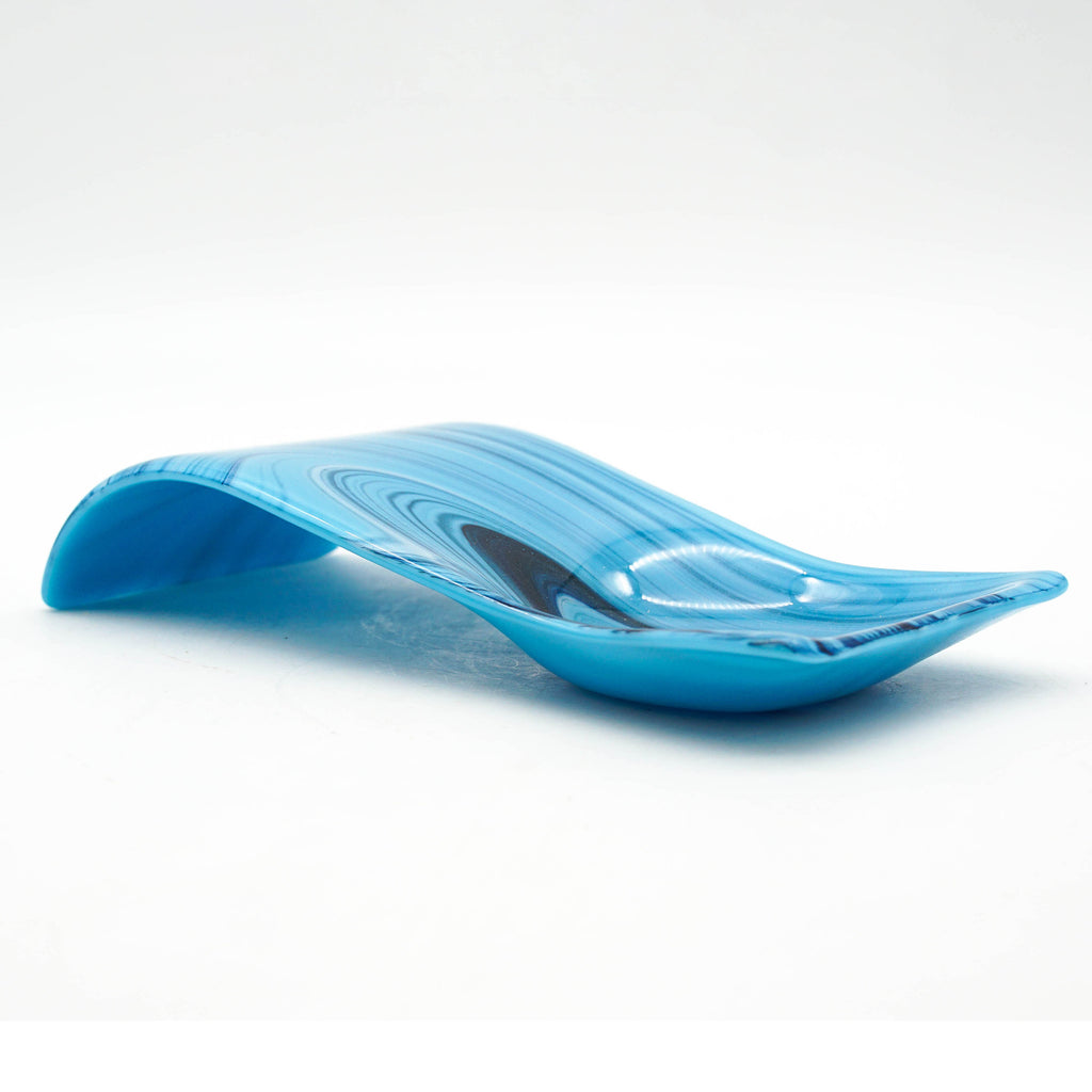 Large Spoon Rest - Shimmering Blues