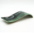 Large Spoon Rest - Green and Brown