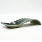 Large Spoon Rest - Green and Brown