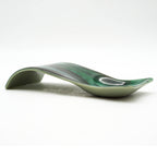 Large Spoon Rest - Green and Brown