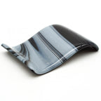 Small Spoon Rest - Black and White Swirls