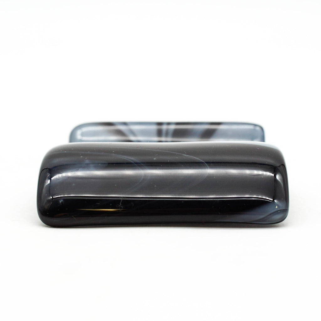 Small Spoon Rest - Black and White Swirls