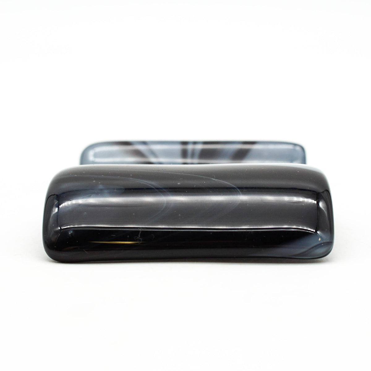 Small Spoon Rest - Black and White Swirls