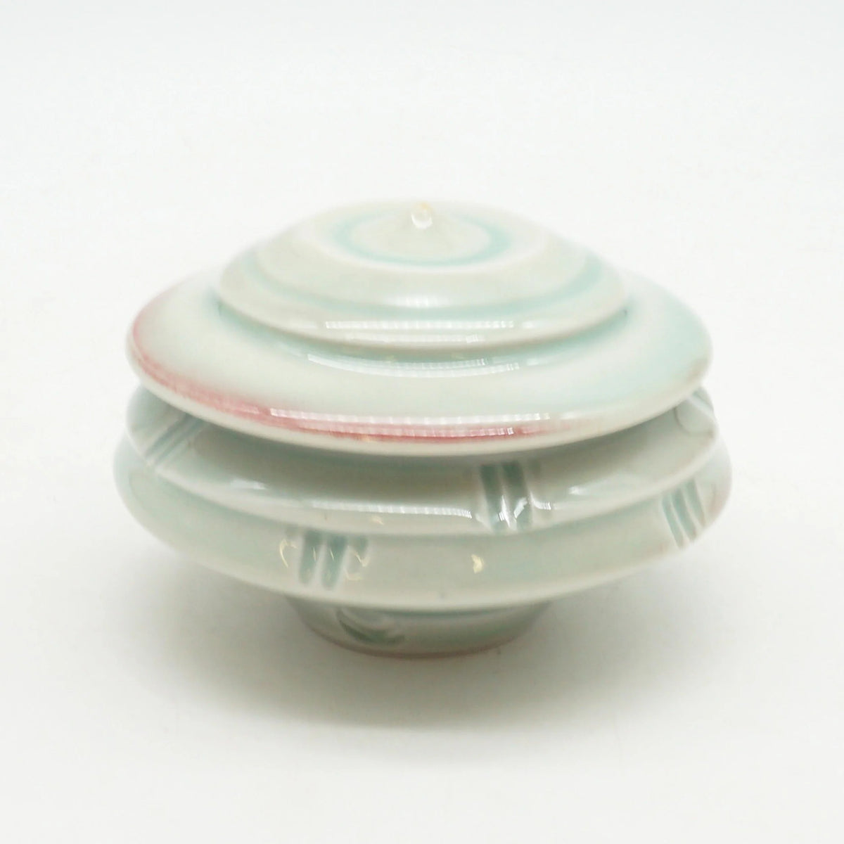 Covered Jar with Notch