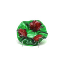 Poinsettia Green Bowl