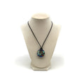 Dichroic Offset Round Necklace