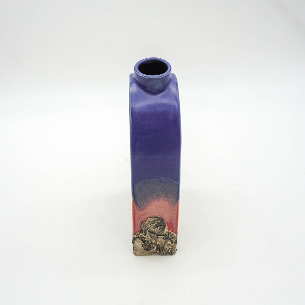 Tall Arch Vase - Pink and Purple