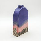 Tall Arch Vase - Pink and Purple