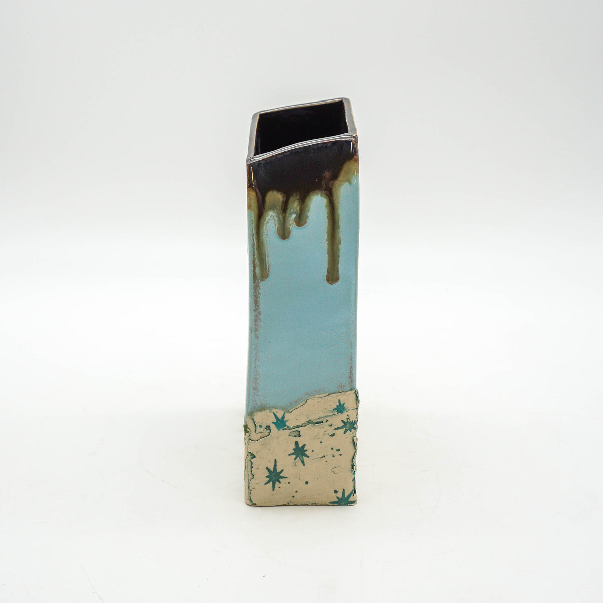 Tall Arch Vase - Square Stars