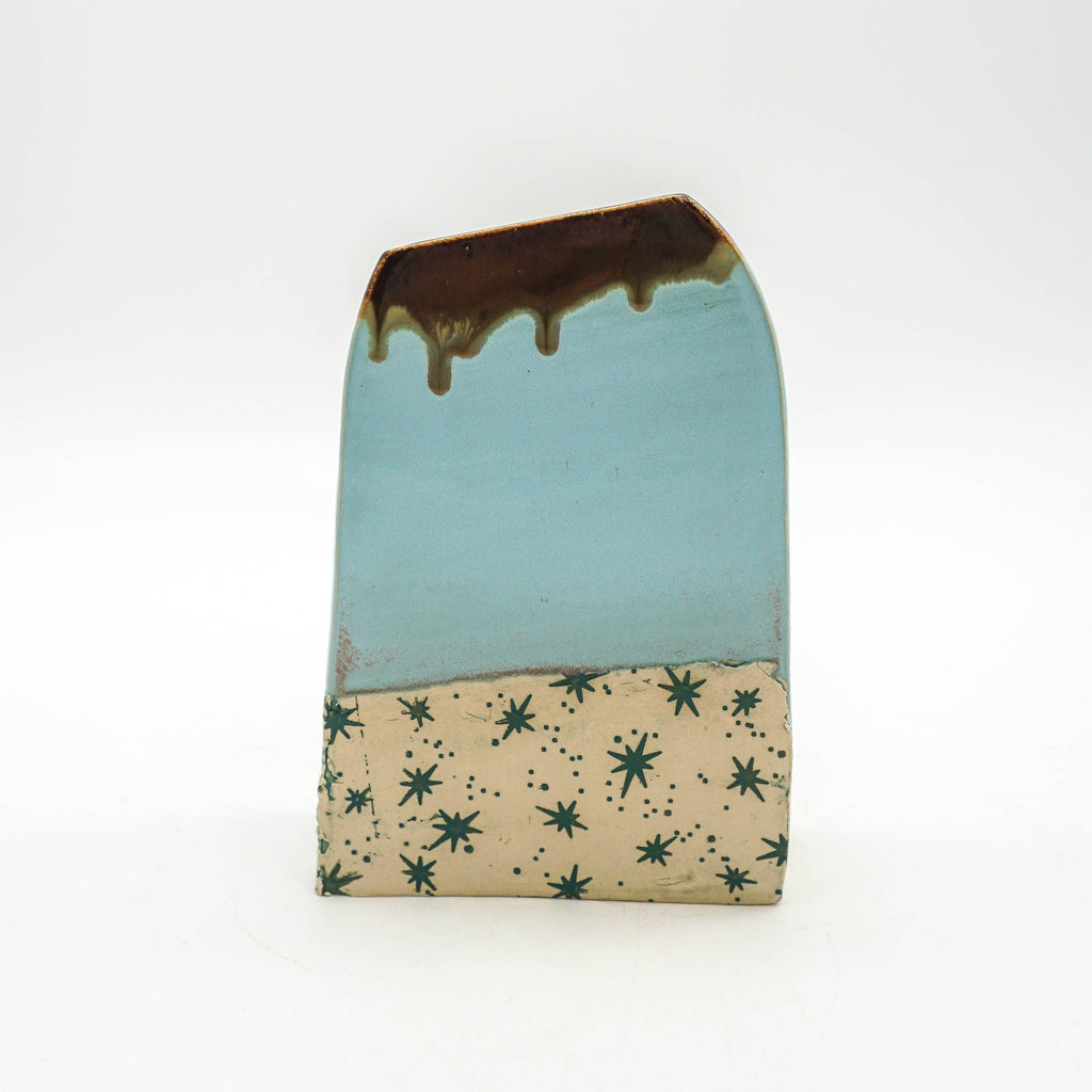 Tall Arch Vase - Square Stars