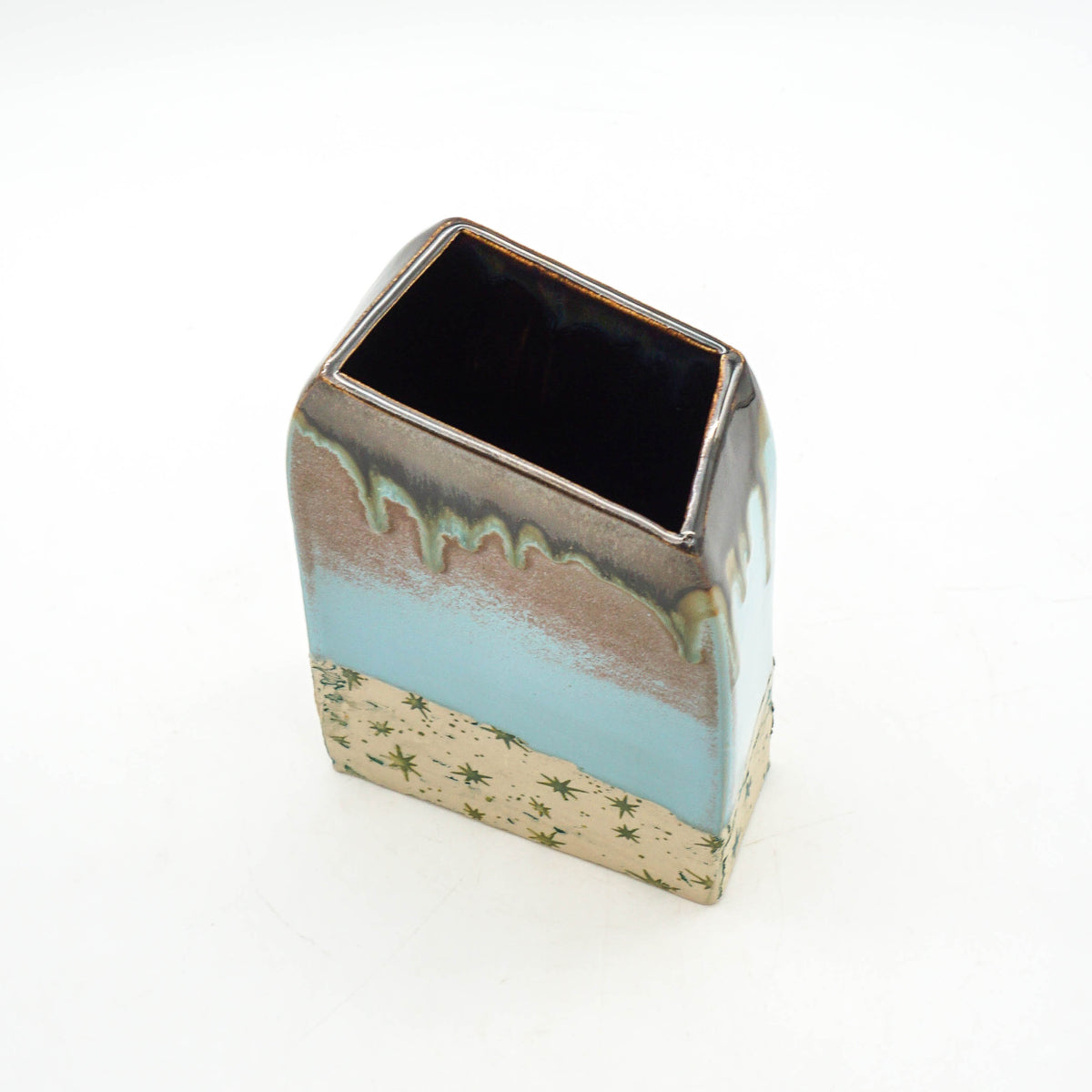 Tall Arch Vase - Square Stars