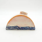 Half Circle Vase - Pink and Blue Sea