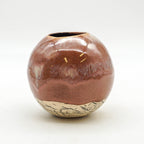 Ball Bud Vase - Brown Lines