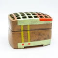 Green & Tan Flower Brick