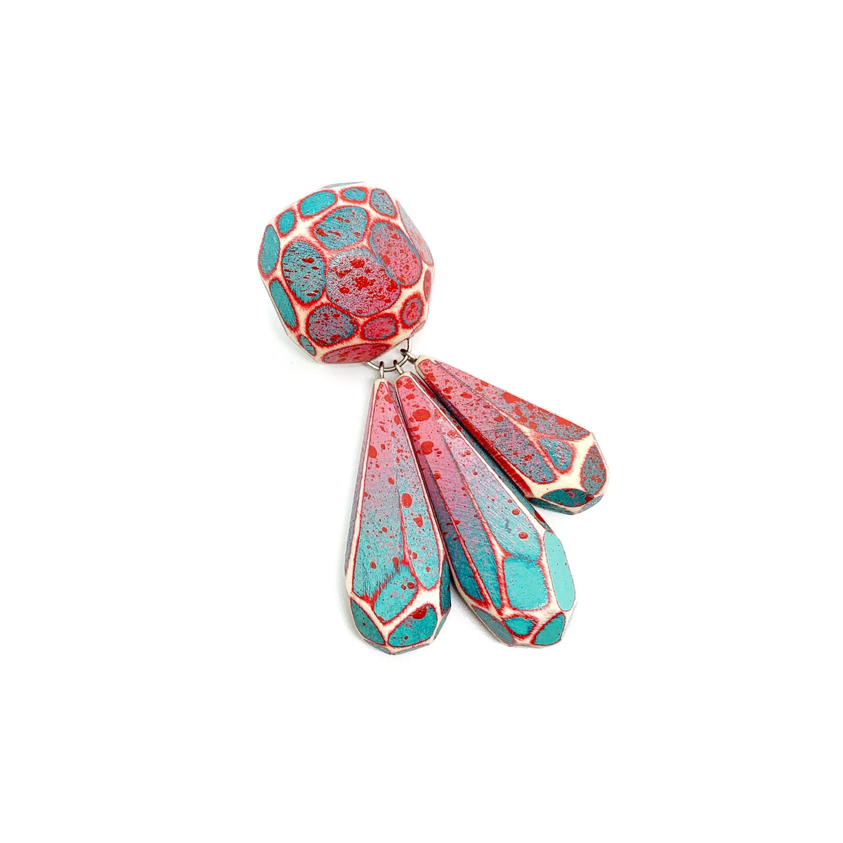 Tiger's Blood Brooch